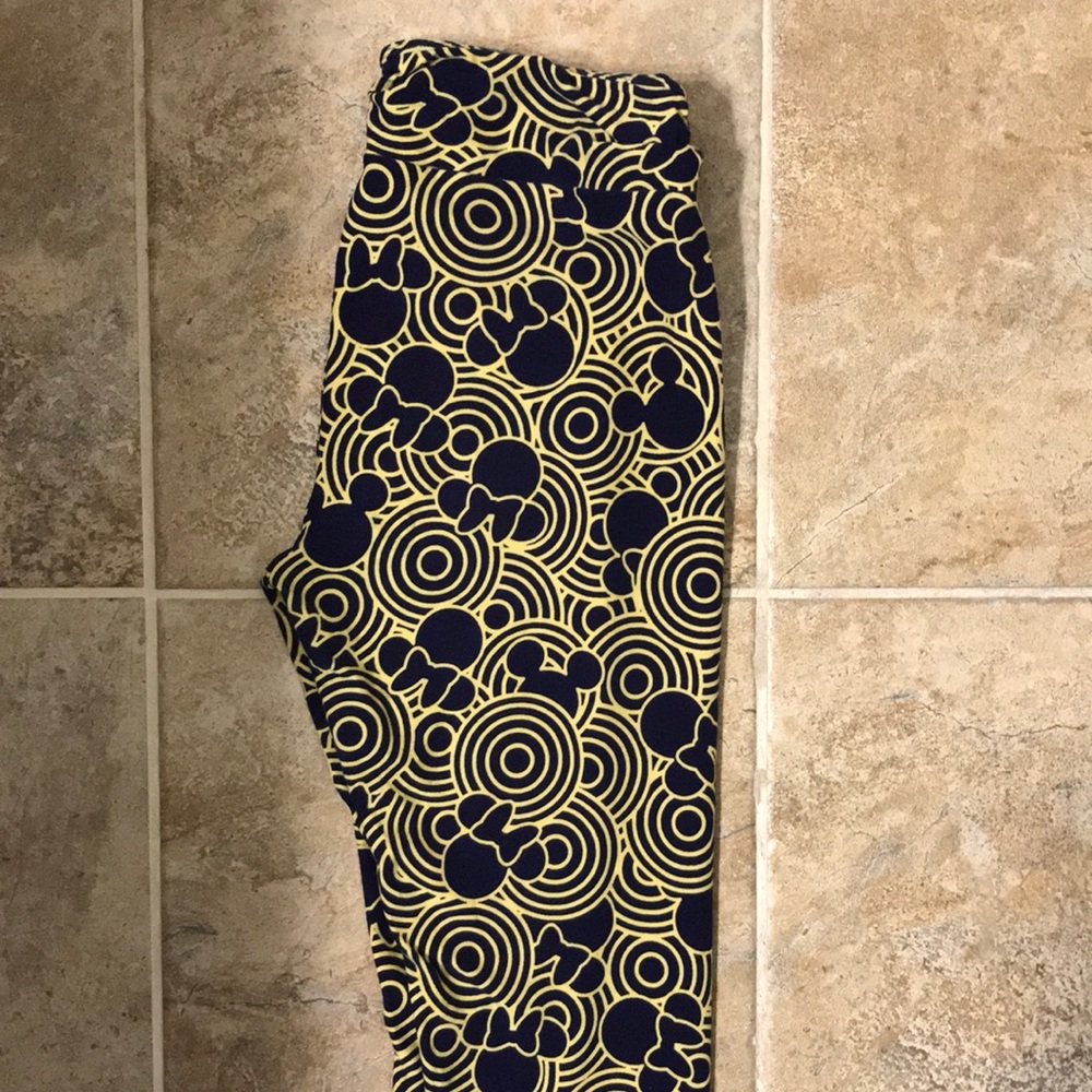 LuLaRoe Disney OS Mickey Minnie Leggings